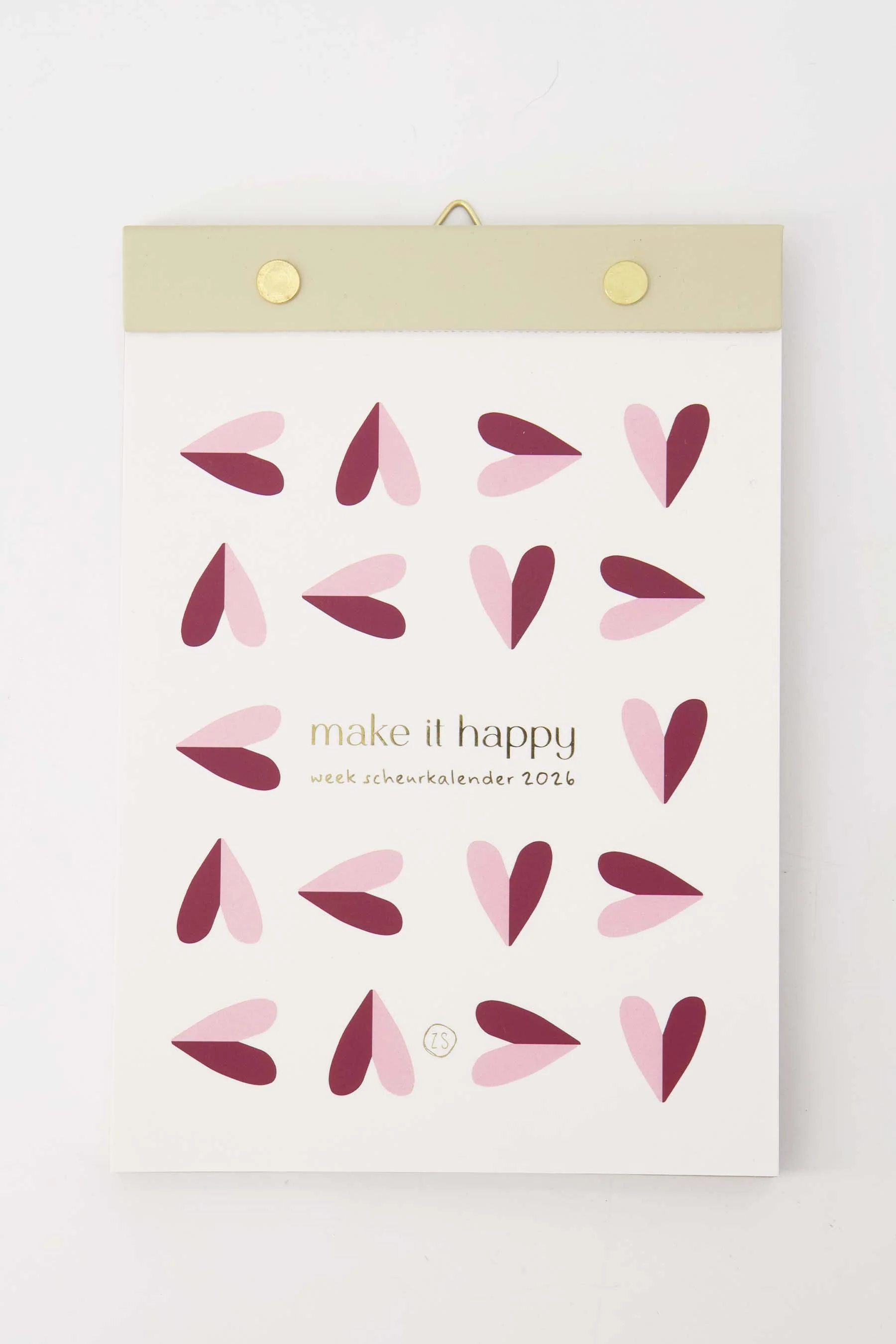 scheurkalender make it happy multicolor | multicolor
